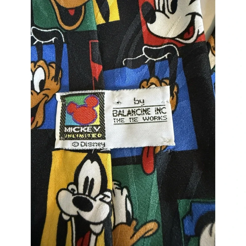 Vintage 90s Cartoon Tie Bundle Flintstones Pink Panther Garfield‎ Disney 4pc Lot